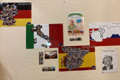 The Erasmus+ corner in the Onze-Lieve-Vrouwecollege Plus (March 2023)