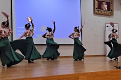 Flamenco dancing group
