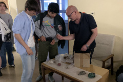 Mr. Jeleň explaining the world of minerals