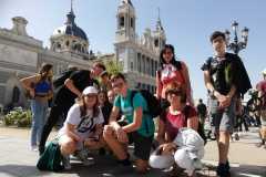 Mobility teachers and students enjoying Madrid