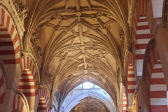 characteristic arches of the Mosque of Córdoba