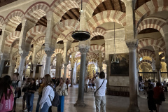 characteristic arches of the Mosque of Córdoba