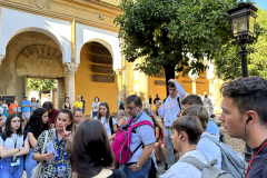 tourist guide in the Mosque of Córdoba