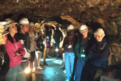 tour around the historical mine