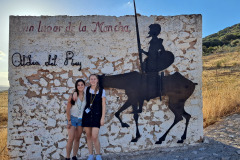 Sonia and Lara in a place in La Mancha…