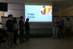 Belgian team presenting their footprint